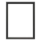NorDan fast fönster Tanum BlackLine Aluminium svart RAL 9005 trä/alu FF15X19ALU-BL
