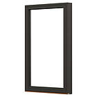 NorDan fast fönster för Skjutparti NTech Aluminium BlackLine Svart trä/alu Linj. skjutd 14x21 FP14X21ALU-BL