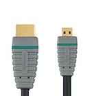 Bandridge HDMI - HDMI Micro Haute vitesse avec Ethernet 2m