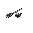 MicroConnect HDMI - HDMI High Speed with Ethernet (angled) 2m