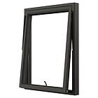 NorDan Vridfönster NTech 3-Glas Aluminium BlackLine Svart trä/alu 11x15 TG11X15ALU-BL