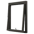 NorDan Vridfönster NTech 3-Glas Aluminium BlackLine Svart trä/alu 17x14 TG17X14ALU-BL-BL