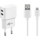 Goobay 44985 Pro Dual Micro USB charger set 2.4A