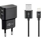 Goobay 44995 Pro Dual Apple Lightning charger set 2.4A 12W