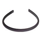 Dark Velvet Hairband Thin Black