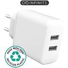 eSTUFF Infinite Wall Charger 2xUSB-A 24W