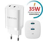 Forever TC-05-35CC GaN PD QC charger 2x USB-C 35W