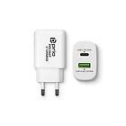 Prio PWC-1204 25W PD USB-C 18W QC3.0 USB-A