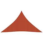 vidaXL Solsegel 160g/m² terrakotta 2,5x2,5x3,5 m HDPE 311361