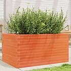 vidaXL Odlingslåda vaxbrun 90x60x45,5 cm massiv furu 847280