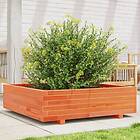vidaXL Odlingslåda vaxbrun 90x90x26,5 cm massiv furu 847315