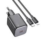 Hoco N40 20W Type C Kable USB-C till Lightning 1m
