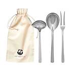 Kay Bojesen Grand Prix serveringsset 3 delar Polished steel