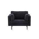 Venture Home Fåtölj Boom Linne Single Sofa Black Fabric linen 18046-100