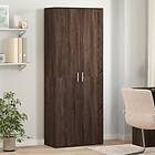 vidaXL Skåp brun ek 70x35x180 cm konstruerat trä 3276664