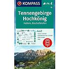 KOMPASS Wanderkarte 15 Tennengebirge, Hochkönig, Hallein, Bischofshofen 1:50,000