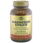 Solgar Magnesium Citrate 60 Tabletit