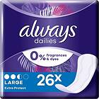 Always Daily Protect Long trosskydd doftfri 26 st