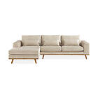 Trademax Copenhagen Divansoffa Sammet Beige 1198587