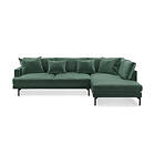 Trademax Menard 3-sits Soffa med Schäslong Höger Grön 1981464