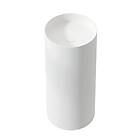 Lavabo Golvstående Tvättställ Como Ø390 mm Solid Surface Ø39 søjlehåndvask, hvid 23015