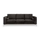 Trademax Ocean Lyx 4-sits Soffa Mörkgrå/Sammet