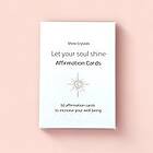 Affirmationskort Let your soul shine