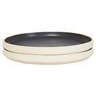 Frama Otto Tallrikar 2-pack Ø25 cm, Svart