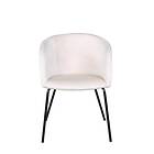Venture Home Stol Berit Chair Black Beige Velvet 15562-880