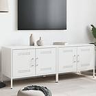 vidaXL Tv-bänk 2 st vit 68x39x50,5 cm stål 842945