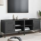 vidaXL Tv-bänk 2 st svart 68x39x50,5 cm stål 842995