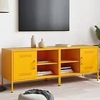 vidaXL TV-skåp 2 st senapsgul 68x39x50,5 cm stål 843001