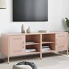 vidaXL Tv-bänk 2 st rosa 68x39x50,5 cm stål 842997