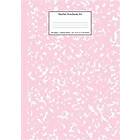 Marble Notebook A4: Pastel Pink College Ruled Journal