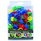 Ryom Hönsring Band 16mm 100-pack