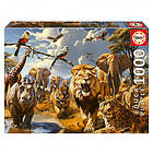 Educa Pussel: Wild Animals 1000 Bitar