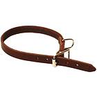 Alac Halsband Läder brun fettat 18mm/45cm