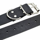 Alac Halsband Läder svart 40mm/65cm