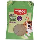 Tyrol Hundleksak Fotboll Naturgummi 6 cm