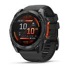 Garmin Fēnix 8 Sapphire Amoled Gray 51mm Black Strap