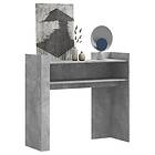 vidaXL Konsolbord betonggrå 100x35x90 cm konstruerat trä 848468