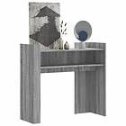 vidaXL Konsolbord grå sonoma 100x35x90 cm konstruerat trä 848470