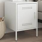 vidaXL Sängskåp vit 36x39x50,5 cm stål 842920