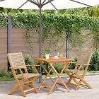 vidaXL Caféset 3 delar beige konstrotting och massivt trä 3281876