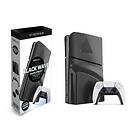 MAXX TECH PS5 Slim + Controller Faceplates Black Wave