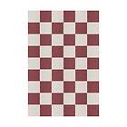 Layered Chess ullmatta Burgundy, 180x270 cm