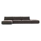 Scandinavian Choice Modulsoffa Arken med Divan Sammet U-modulsoffa Vändbar 687270