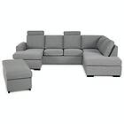 Scandinavian Choice U-soffa Porto med Fotpall 509283S