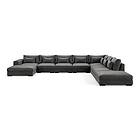 Bloomington U-modulsoffa Dubai Large med Divan Sammet Vänster 697038