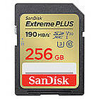 SanDisk Extreme PLUS 256GB SDXC 190MB/s UHS-I SDSDXWV-256G-GNCIN